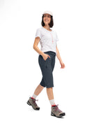 Maier Sports W LULAKA CAPRI LOOP ombre blue 34 - PeakStyle