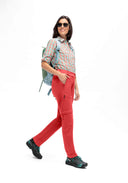 Maier Sports W NATA ZIP LOOP red orcher 17 - PeakStyle