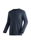 Maier Sports M LONG SLEEVE JERSEY night sky melange S - PeakStyle