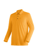 Maier Sports M LONG PIQUE POLO orange glow S - PeakStyle