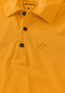 Maier Sports M LONG PIQUE POLO orange glow S - PeakStyle