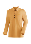 Maier Sports W LONG PIQUEE POLO hollywood gold S - PeakStyle