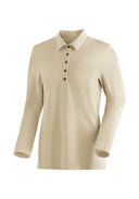 Maier Sports W LONG PIQUEE POLO muslin S - PeakStyle