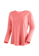 Maier Sports W LONG SLEEVE JERSEY tulip blush mel S - PeakStyle