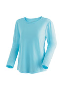 Maier Sports W LONG SLEEVE JERSEY spray melange S - PeakStyle
