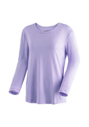 Maier Sports W LONG SLEEVE JERSEY amethyst mel S - PeakStyle
