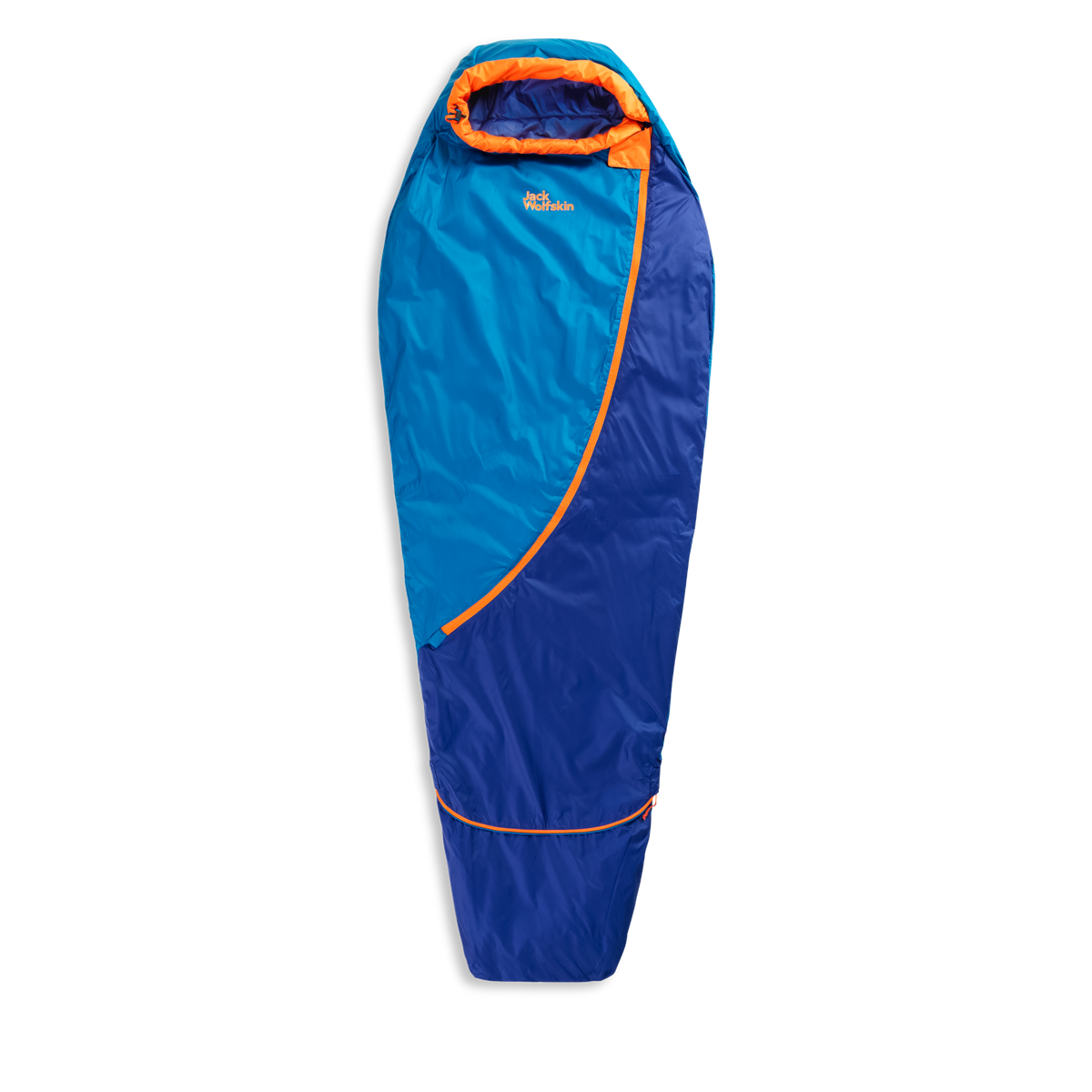 Jack Wolfskin GROW UP MOONRISE Kinderschlafsack Active Blue – Hauptansicht