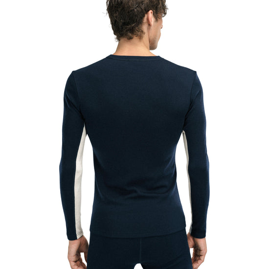 Dale Of Norway M VAIL MASCULINE BASELAYER CREW NECK Offwhite Navy XXL - PeakStyle