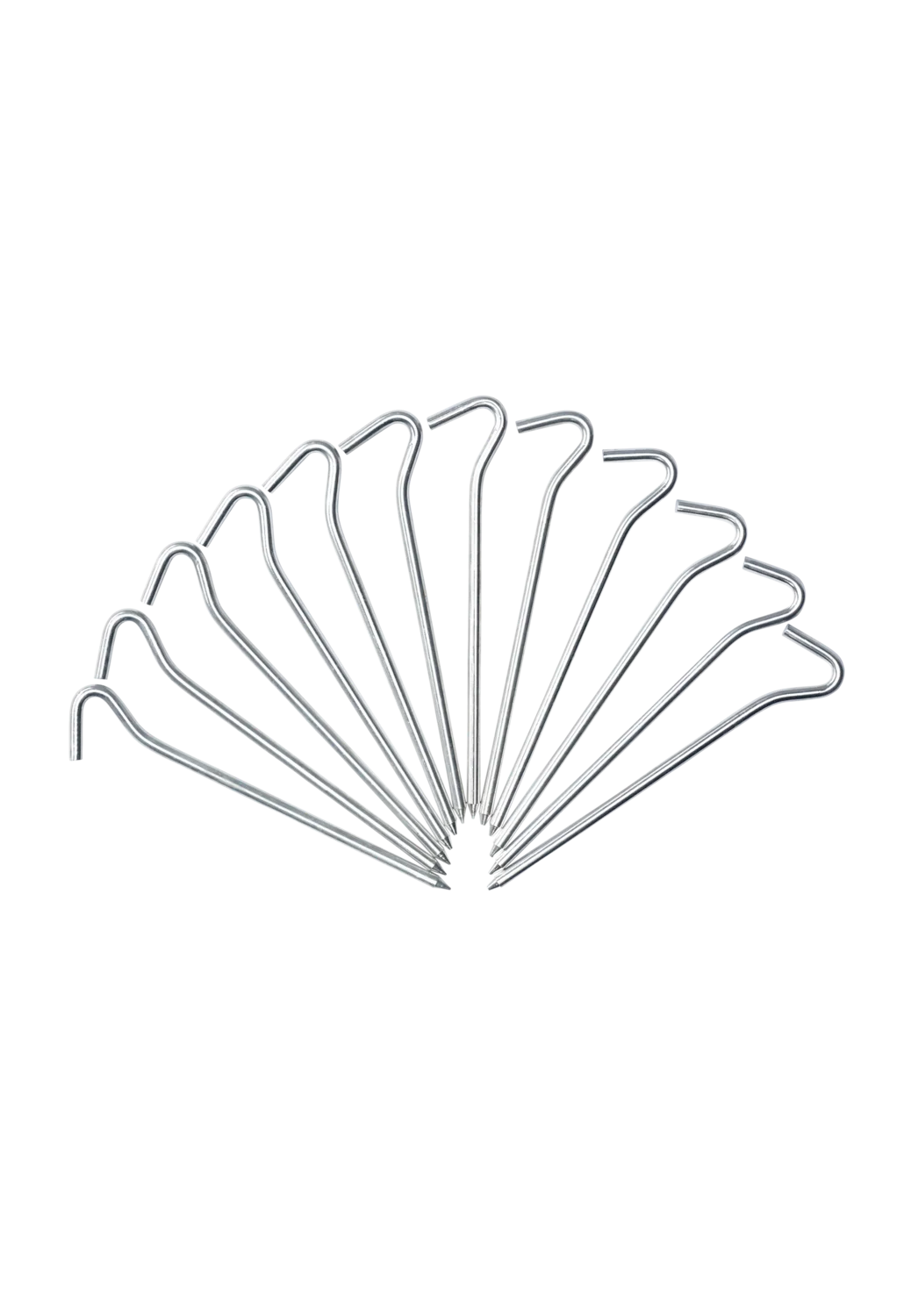 Jack Wolfskin POWER PEG (12 PCS) silver One Size - PeakStyle