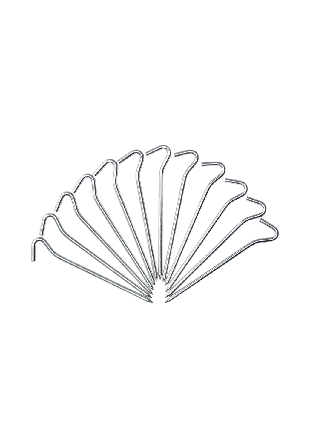 Jack Wolfskin POWER PEG (12 PCS) silver One Size - PeakStyle