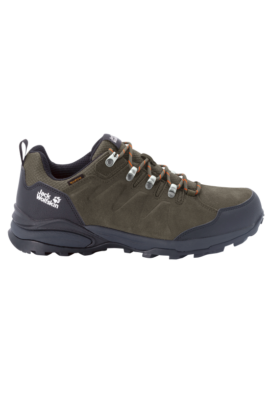 Jack Wolfskin REFUGIO TEXAPORE LOW M Khaki / Phantom – Packshot
