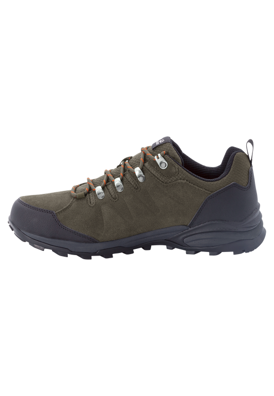 Jack Wolfskin REFUGIO TEXAPORE LOW M Khaki / Phantom – Packshot