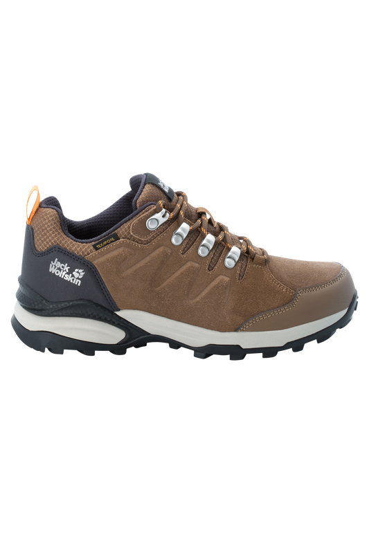 Jack Wolfskin REFUGIO TEXAPORE LOW W Brown / Apricot – Packshot