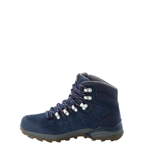 Jack Wolfskin W REFUGIO TEXAPORE MID W dark blue grey 43 - PeakStyle