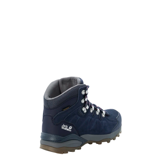 Jack Wolfskin W REFUGIO TEXAPORE MID W dark blue grey 43 - PeakStyle