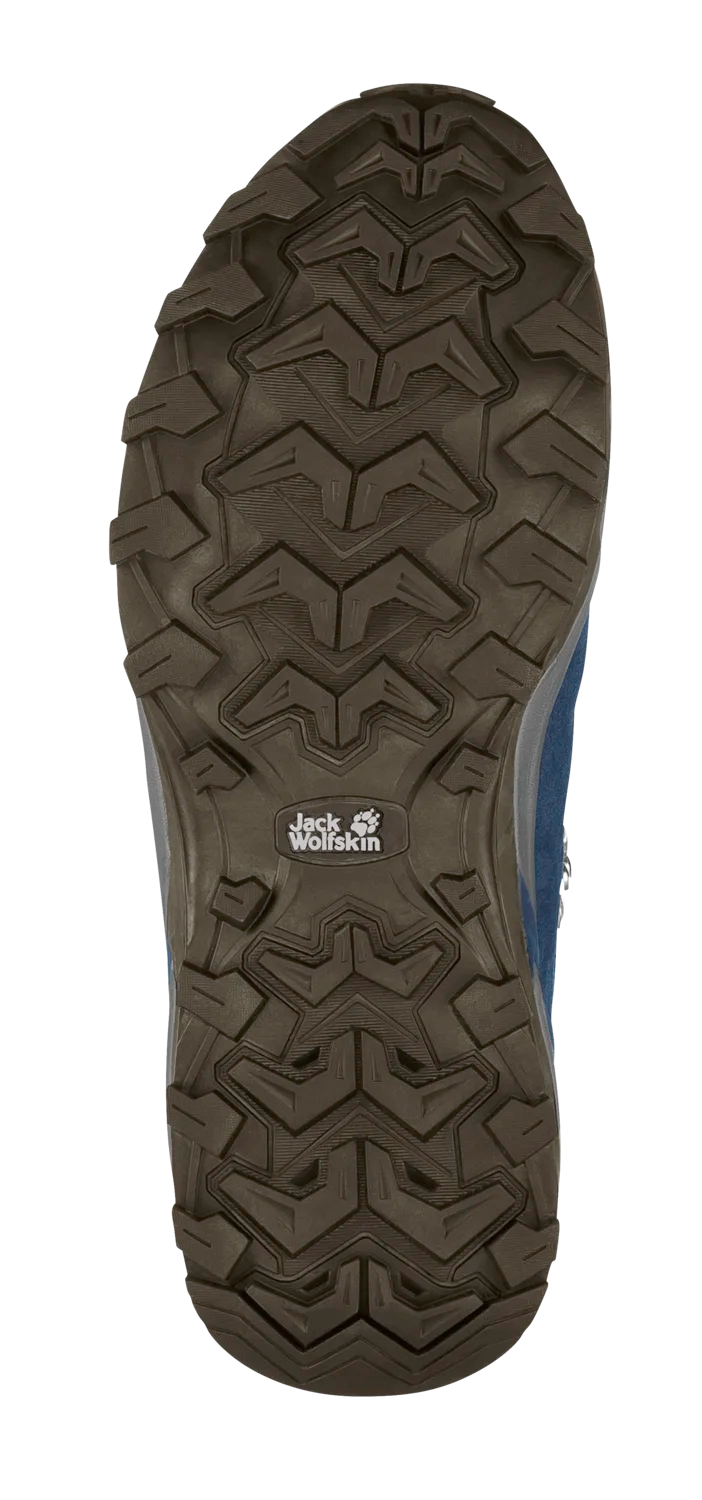Jack Wolfskin W REFUGIO TEXAPORE MID W dark blue grey 43 - PeakStyle
