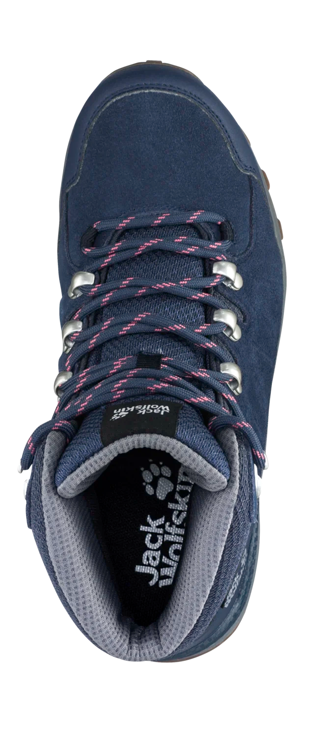 Jack Wolfskin W REFUGIO TEXAPORE MID W dark blue grey 43 - PeakStyle
