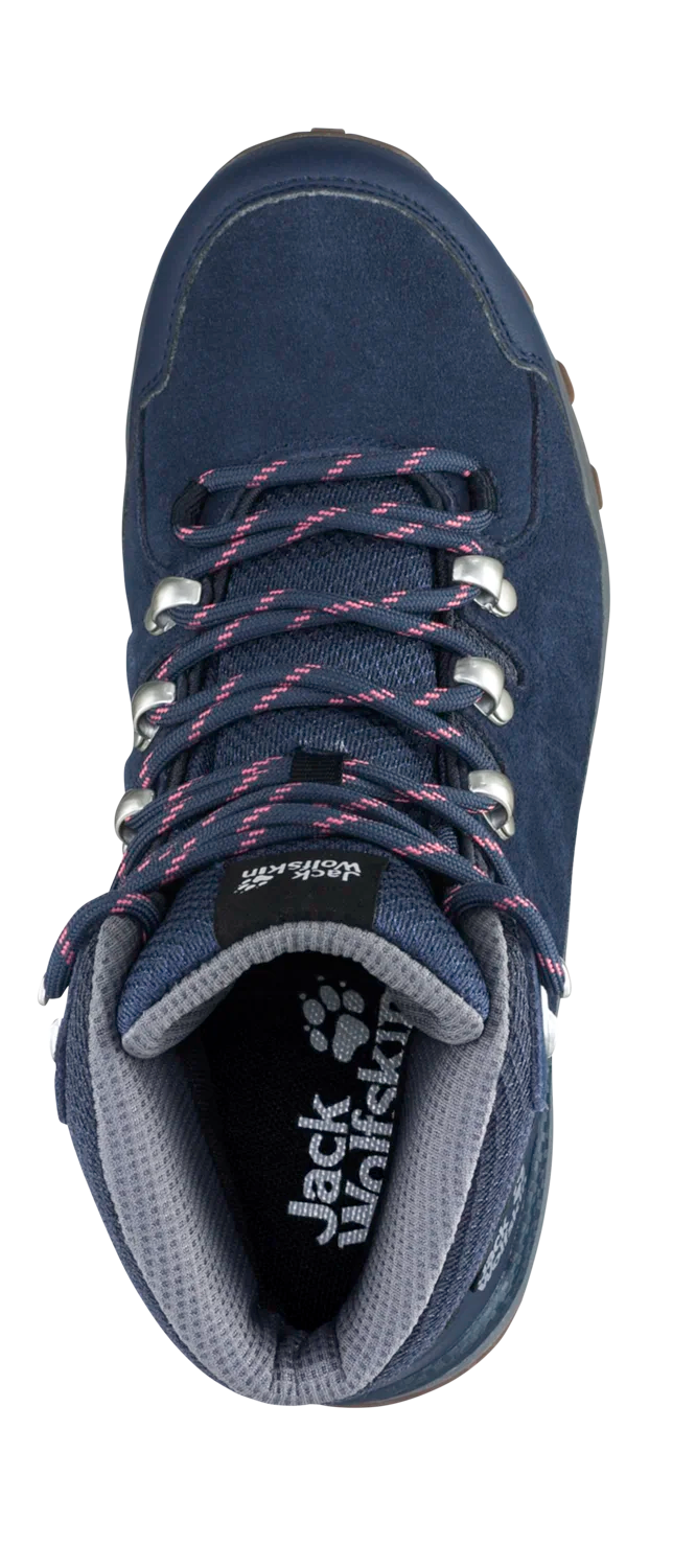 Jack Wolfskin W REFUGIO TEXAPORE MID W dark blue grey 43 - PeakStyle