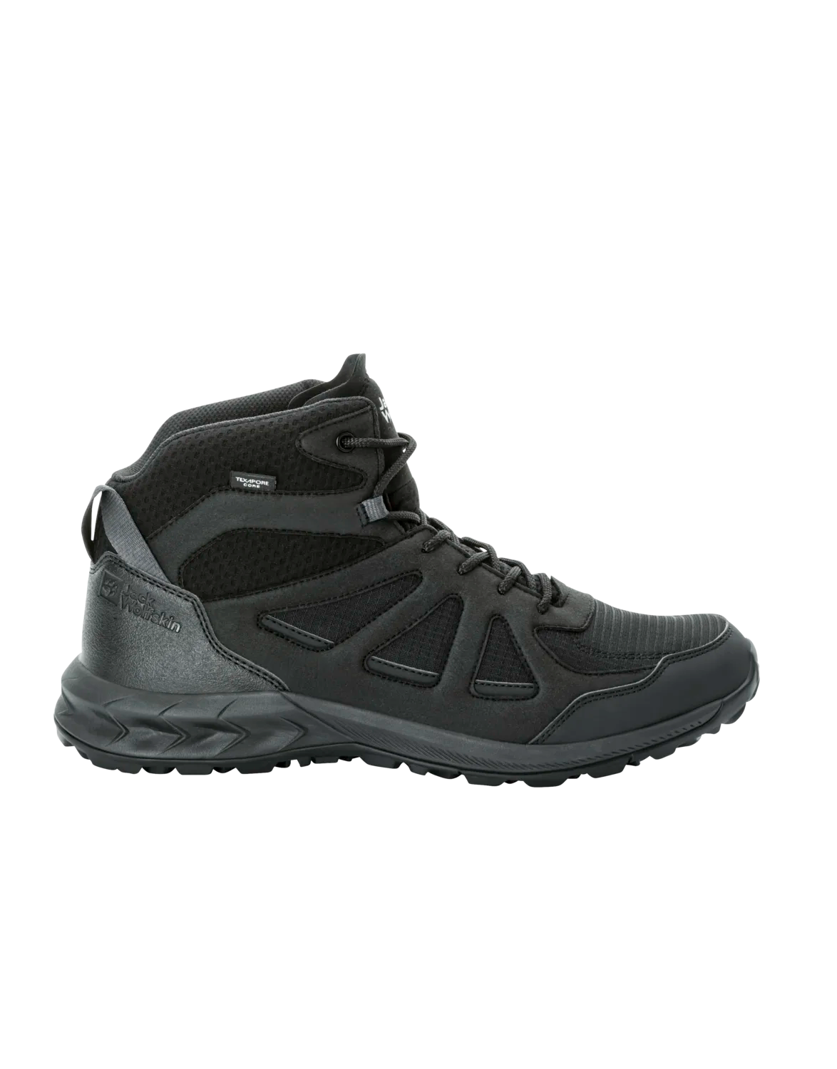 Jack Wolfskin M WOODLAND 2 TEXAPORE MID M black 48 - PeakStyle