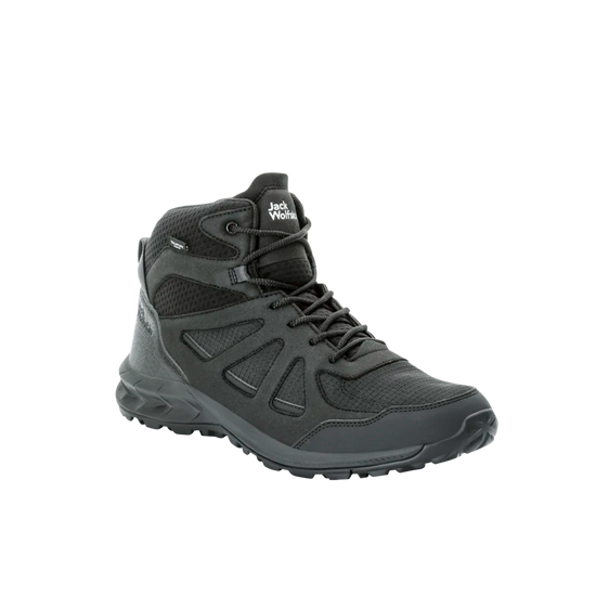 Jack Wolfskin M WOODLAND 2 TEXAPORE MID M black 48 - PeakStyle