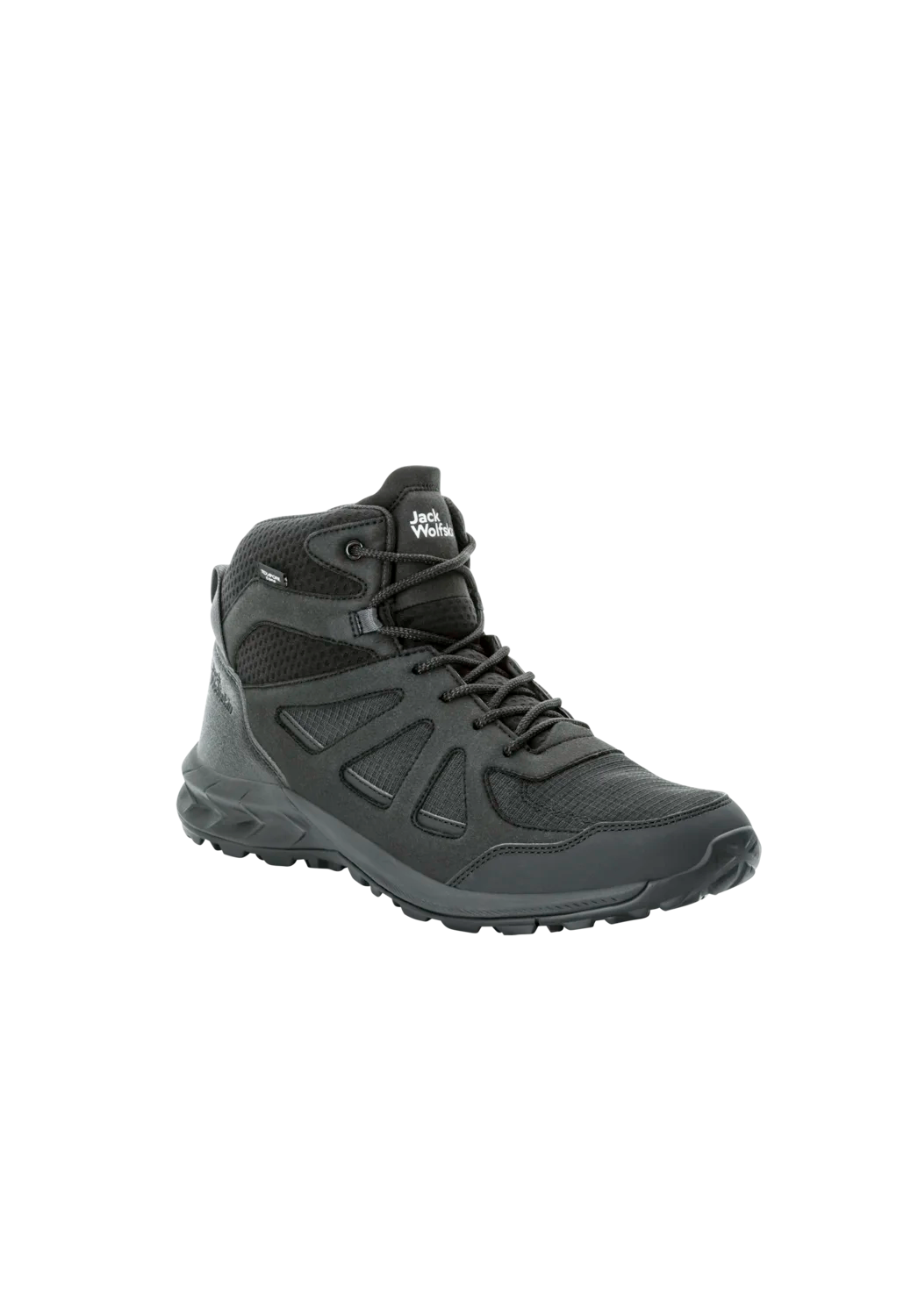 Jack Wolfskin M WOODLAND 2 TEXAPORE MID M black 48 - PeakStyle