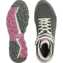 Dolomite CAREZZA MID WP LEATHER WOMEN Silver Green 8.5 UK - PeakStyle
