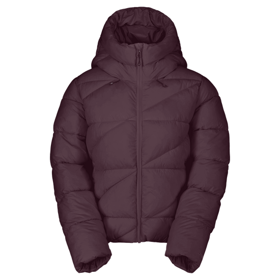 SCOTT Insuloft Warm isolatiejas voor dames - Cocoa Red - Vooraanzicht