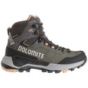 Dolomite VERNALE LEATHER HIGH GTX WOMEN Silver Green/Sand Pink 8.5 UK - PeakStyle
