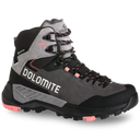 Dolomite VERNALE LEATHER HIGH GTX WOMEN Anthracite Grey/Coral Red 8.5 UK - PeakStyle