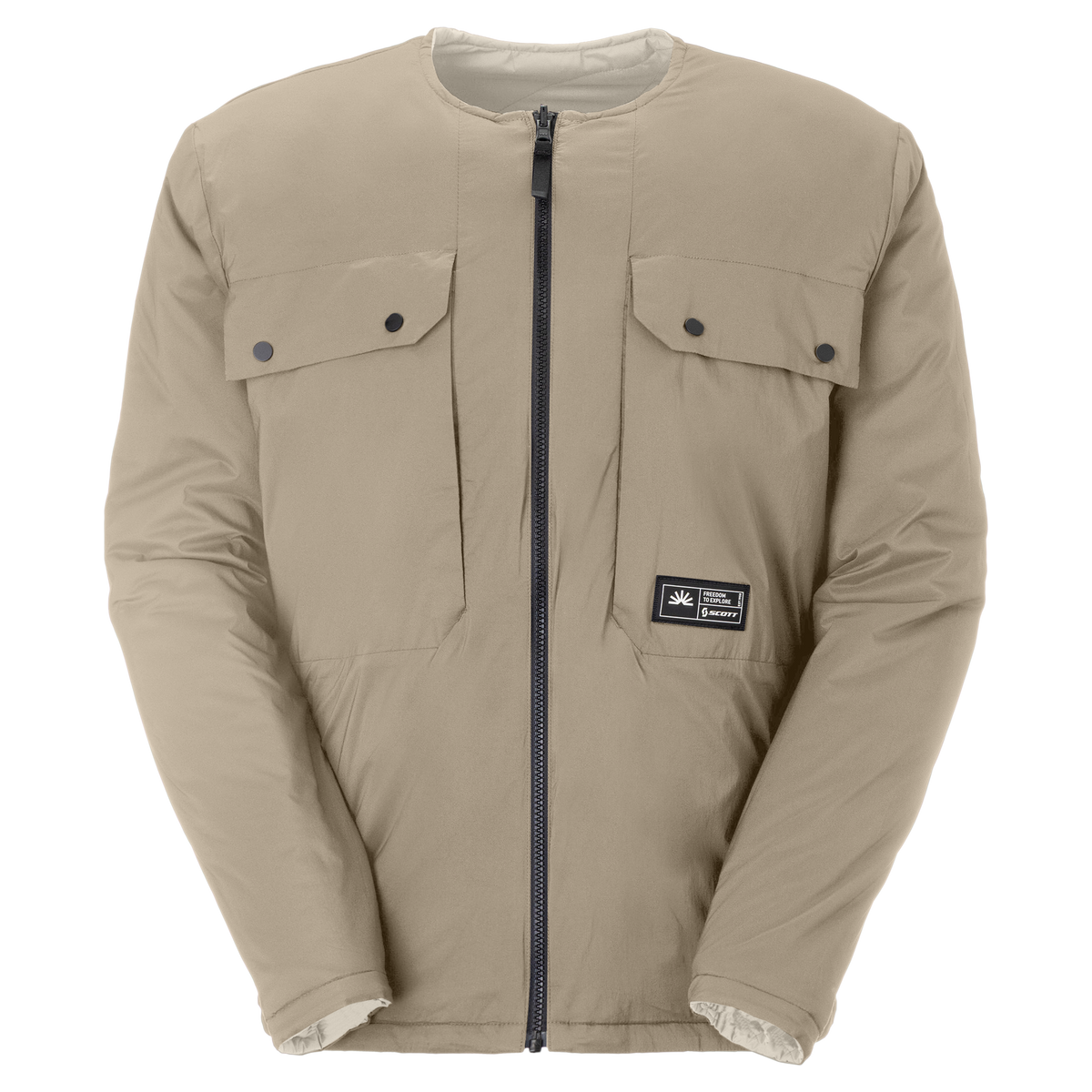 SCOTT Insuloft Escape Liner Men's Winter Jacket, Portobello Beige - Latte Beige