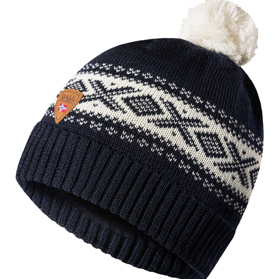 Dale Of Norway CORTINA KIDS 4-8 YEARS HAT Darkblue Offwhite 6 Year - PeakStyle