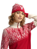 Dale Of Norway WINTERLAND HAT Raspberry Offwhite Redrose One size - PeakStyle