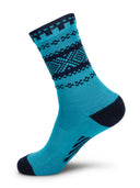 Dale Of Norway CORTINA SOCKS Turquoise Navy L - PeakStyle
