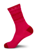 Dale Of Norway CORTINA SOCKS Pink Red M - PeakStyle