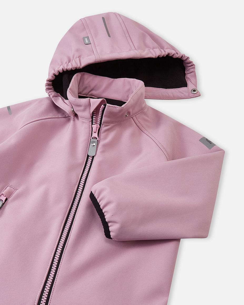 Reima Mjosa Softshelloverall Kleinkinder in Grey Pink – Produktansicht