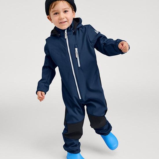 Reima Mjosa Softshelloverall Kleinkinder in Navy – Produktansicht
