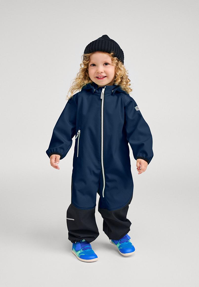 Reima Mjosa Softshelloverall Kleinkinder in Navy – Produktansicht