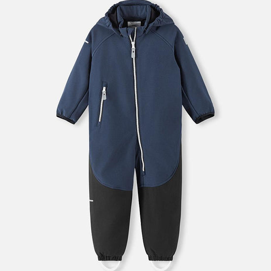 Reima Mjosa Softshelloverall Kleinkinder in Navy – Vorderansicht