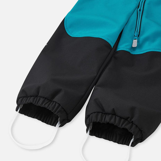 Reima Mjosa Softshelloverall Kleinkinder in Aquatic Blue – Produktansicht