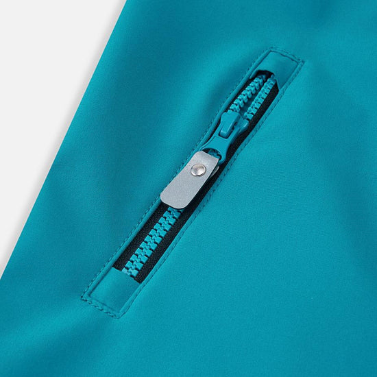 Reima Mjosa Softshelloverall Kleinkinder in Aquatic Blue – Produktansicht