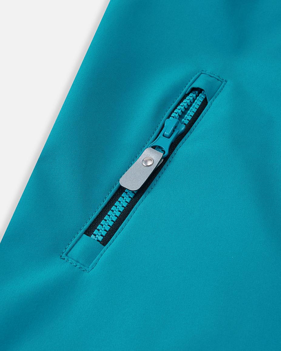 Reima Mjosa Softshelloverall Kleinkinder in Aquatic Blue – Produktansicht