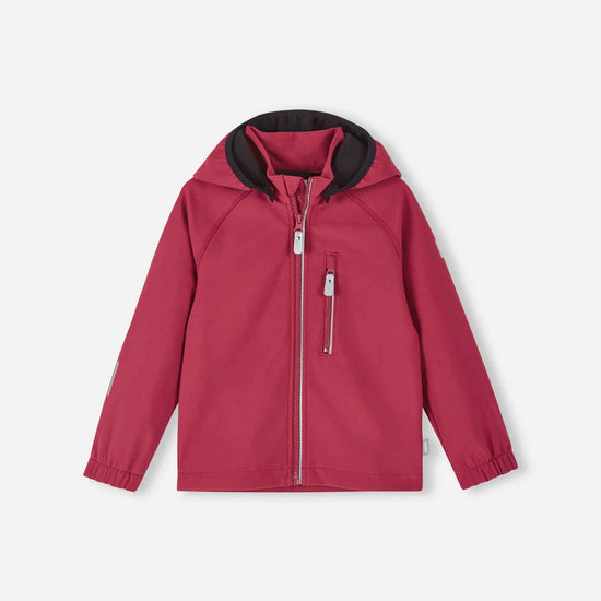 Reima Vantti Kids' Softshell Jacket – Cranberry