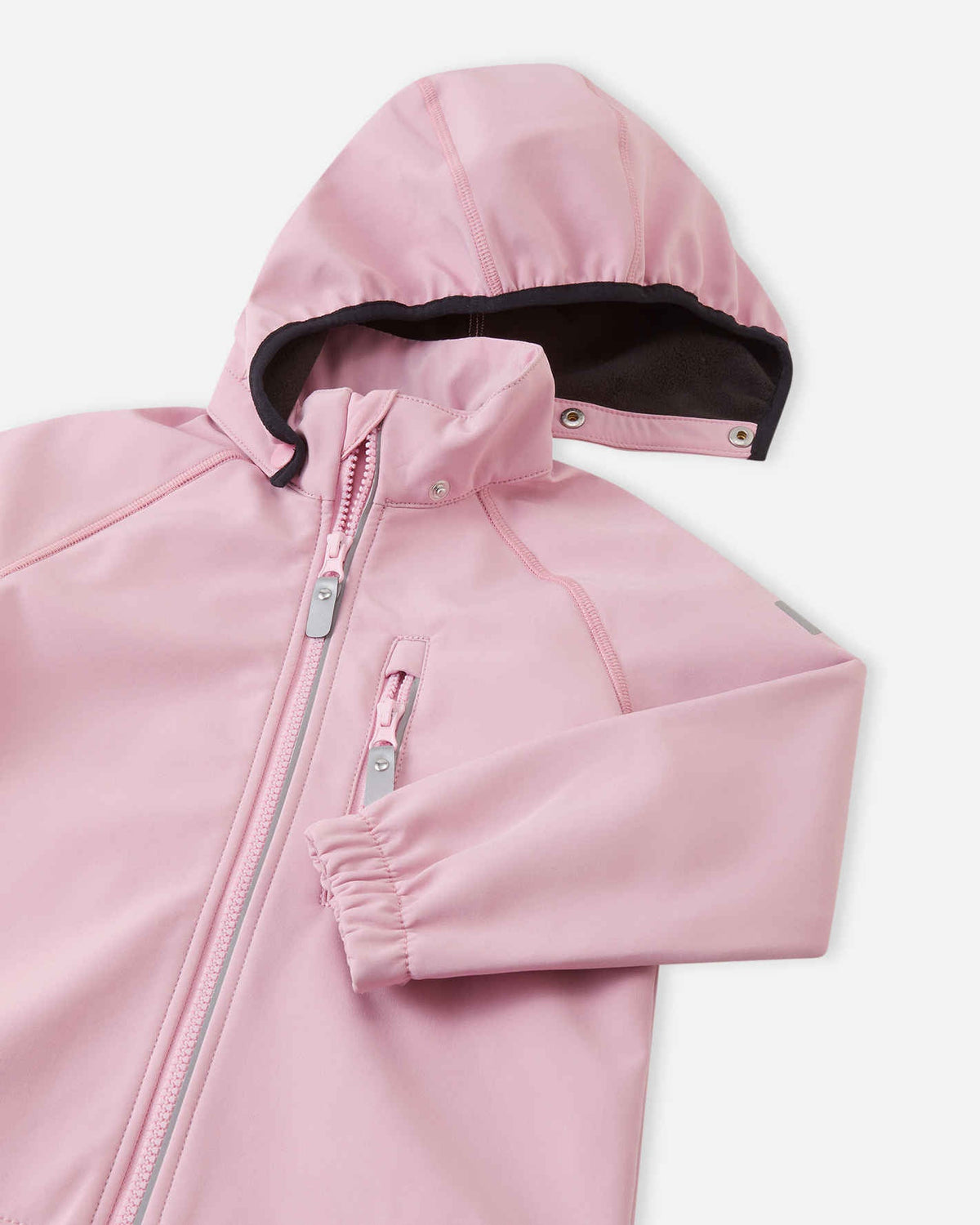 Reima Vantti Children's Softshell Jacket – Gray Pink