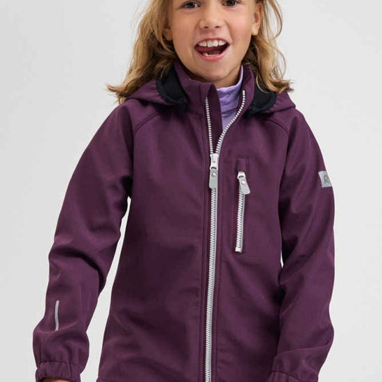 Reima Vantti Softshell Jacket for Kids – Deep Purple