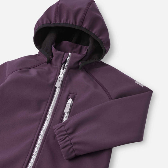 Reima Vantti Softshell Jacket for Kids – Deep Purple