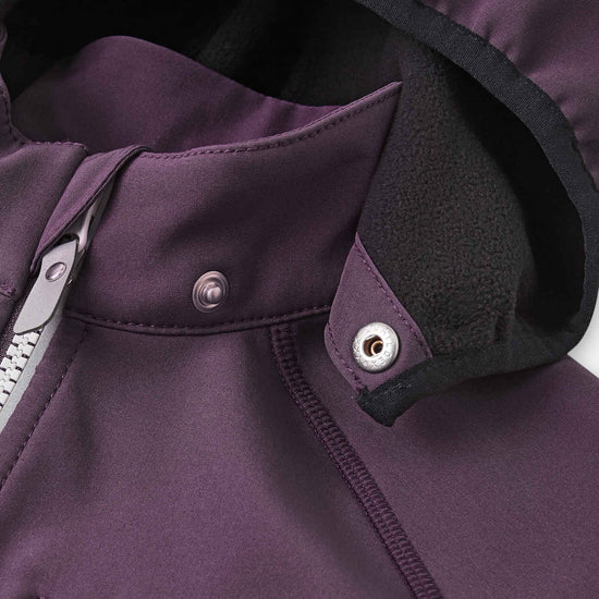 Reima Vantti Softshell Jacket for Kids – Deep Purple