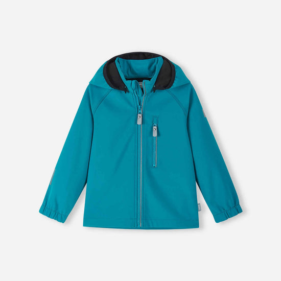 Reima Vantti Kids' Softshell Jacket – Aquatic Blue
