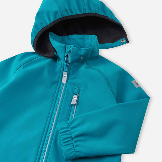Reima Vantti Kids' Softshell Jacket – Aquatic Blue