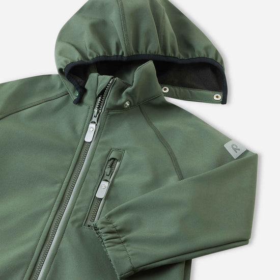 Reima Vantti Kids' Softshell Jacket – Thyme Green