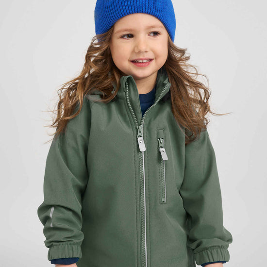 Reima Vantti Kids' Softshell Jacket – Thyme Green